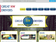 Tablet Screenshot of greatnwdrivers.com